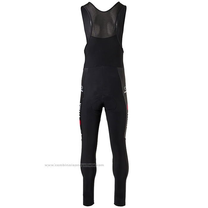 2021 Maillot Cyclisme Jumbo Visma Noir Jaune Manches Longues et Cuissard